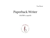 Paperback Writer SSATTB choral sheet music cover
